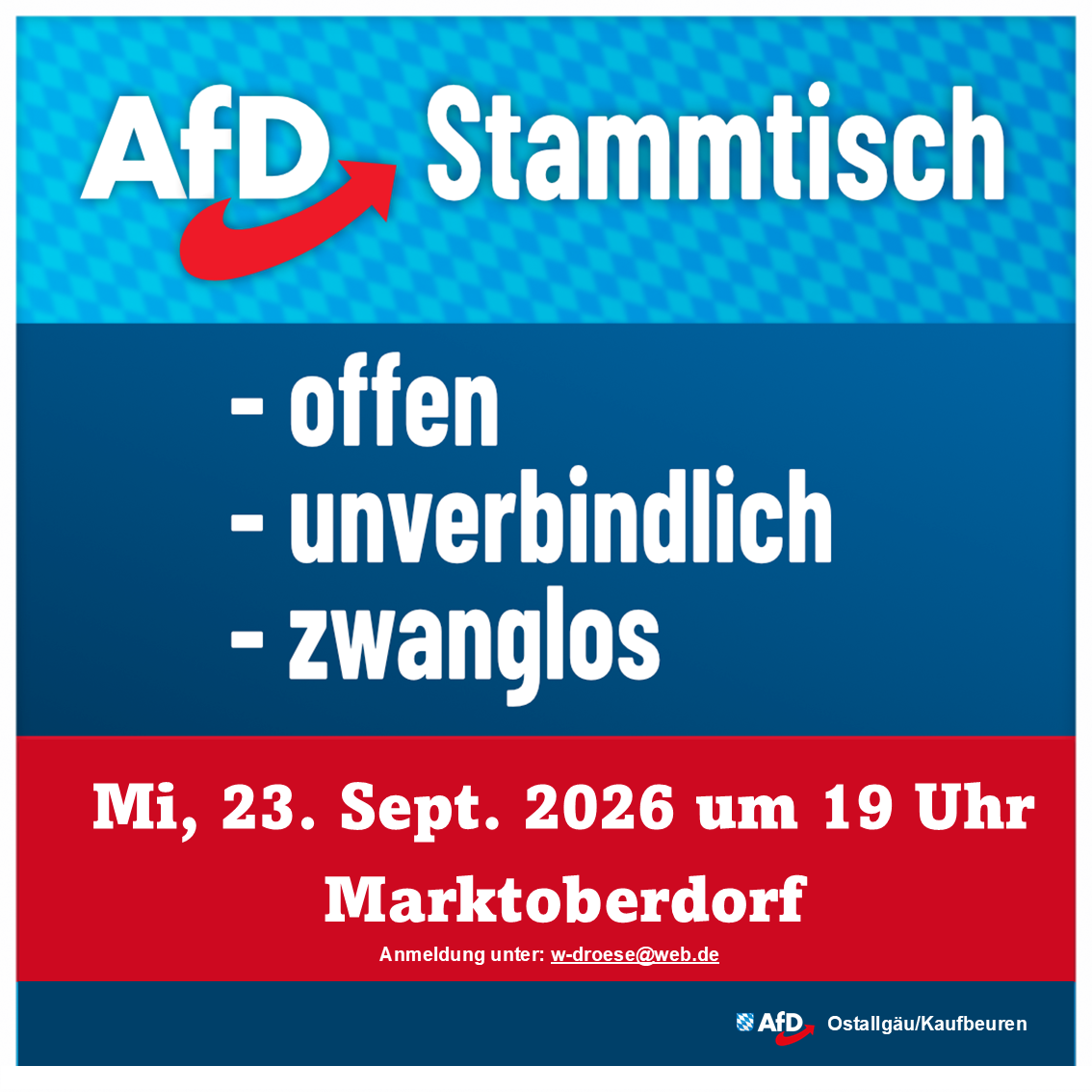 AfD Stammtisch Ostallgäu Marktoberdorf